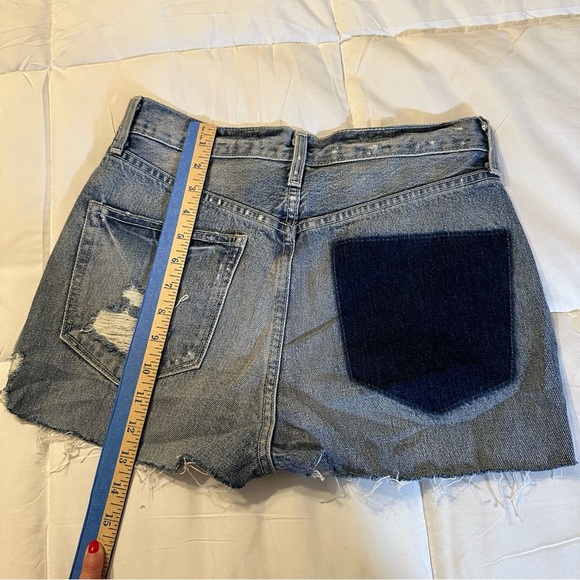 AYR Denim shorts Button fly Raw Hem Size 27 (B3 - Picture 15 of 15